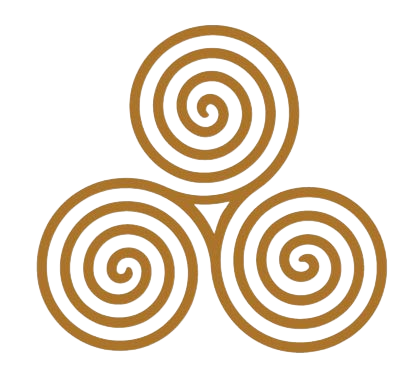 Gold Triskelion